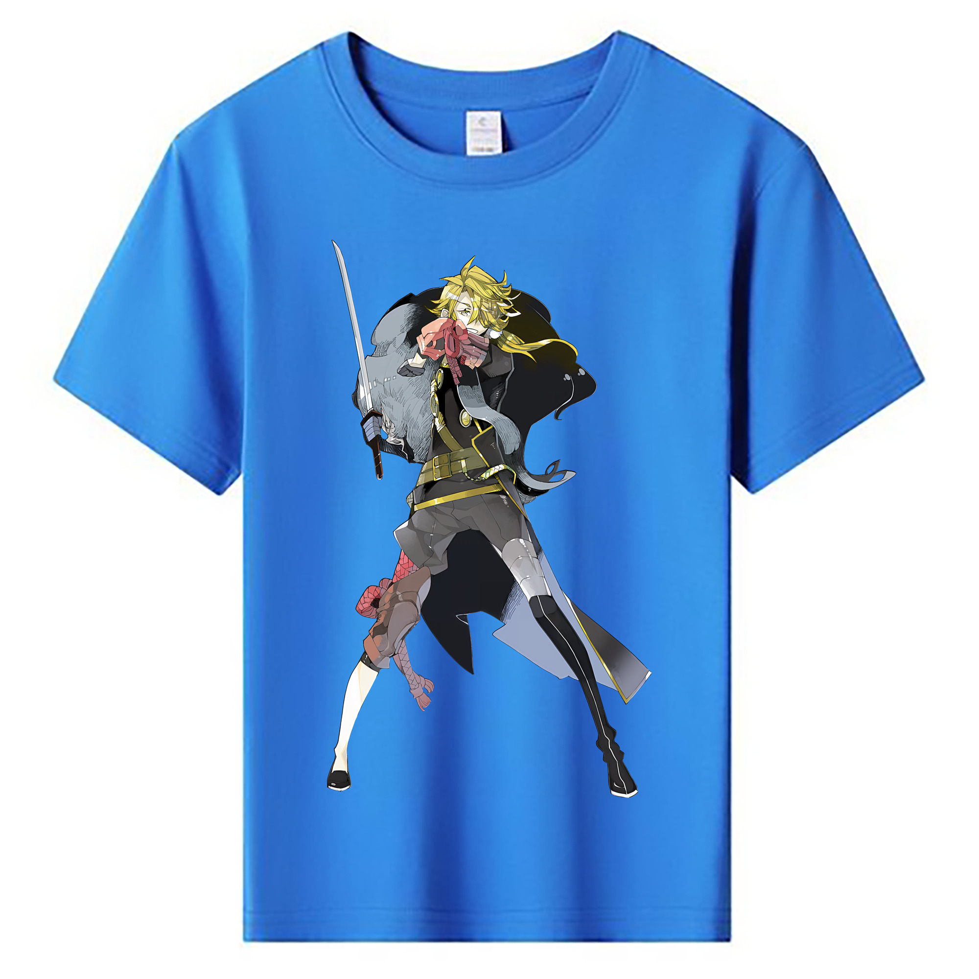 （画像用） 刀剣乱舞 Touken Ranbu 綿100％キッズTシャツ（フロントプリント）